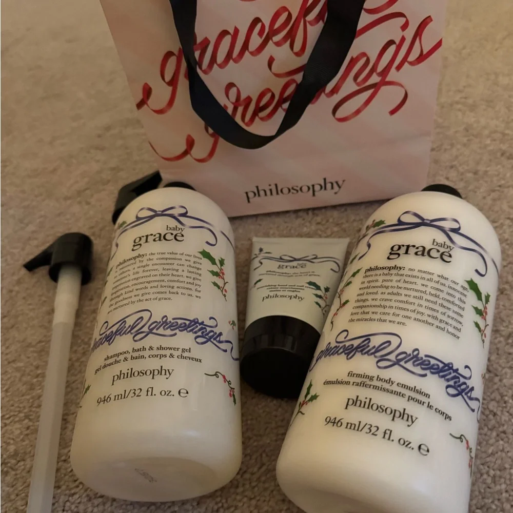 Philosophy Baby Grace Body Wash Set - Cream and Black - Picture 2 of 3